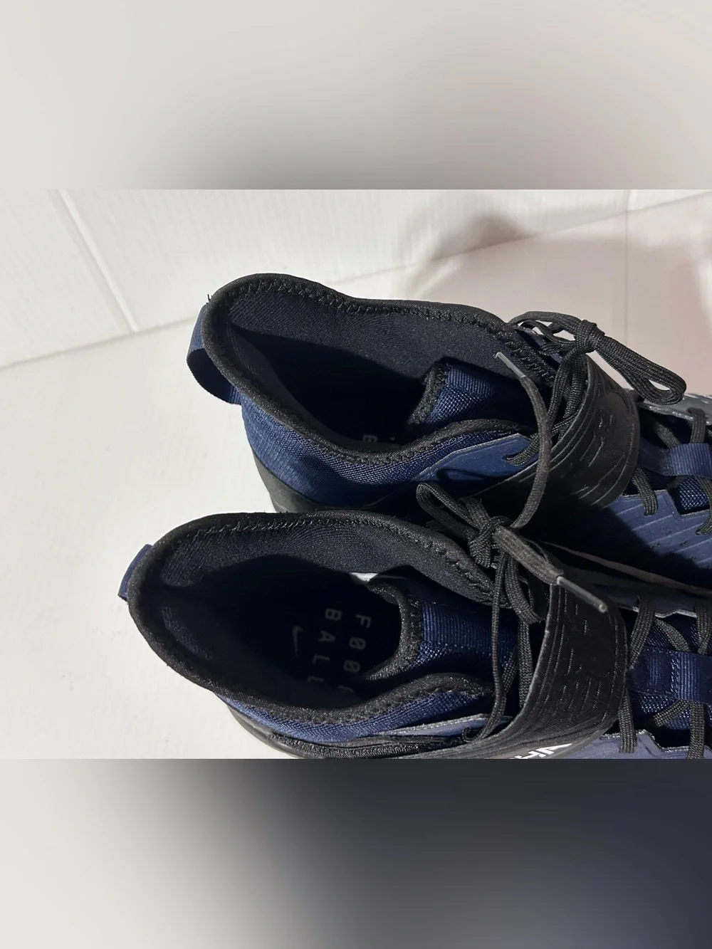 NIKE AQ3209-403 Alpha Menace Pro 2 MID navy/black football cleats men size 18